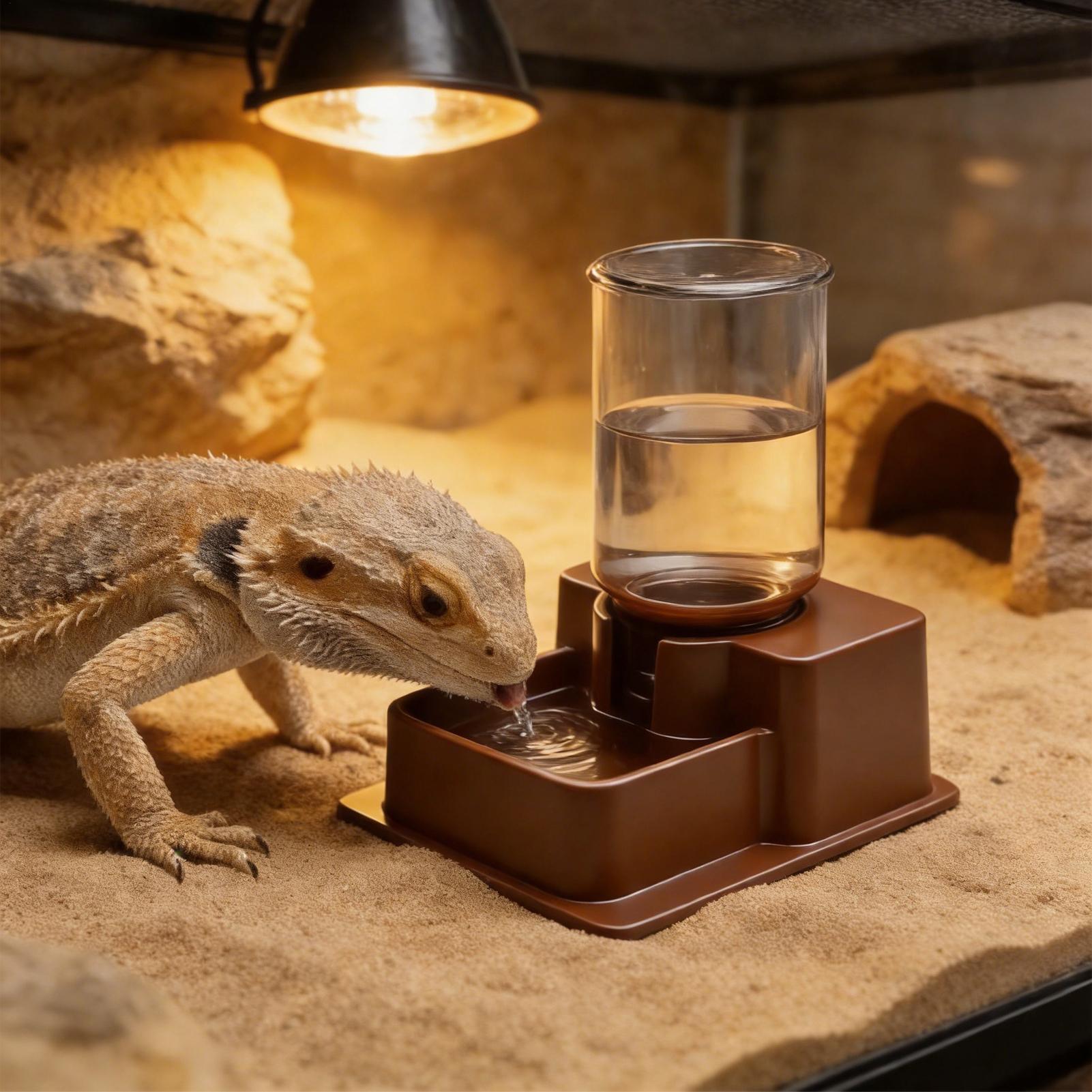 Automatische waterschotel voor - Water Dish Reptile recensie en prijs